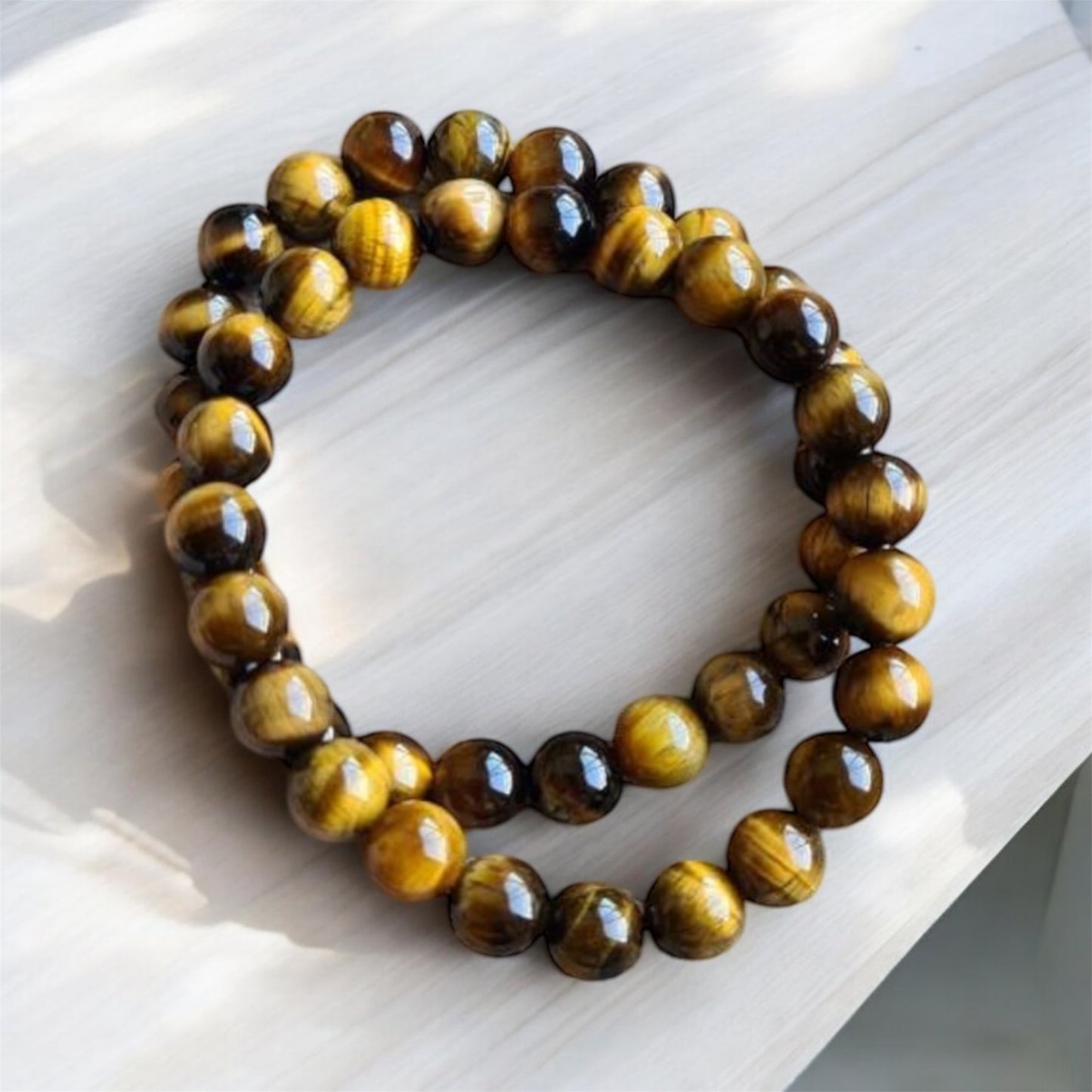 Tiger eye color bead bracelet