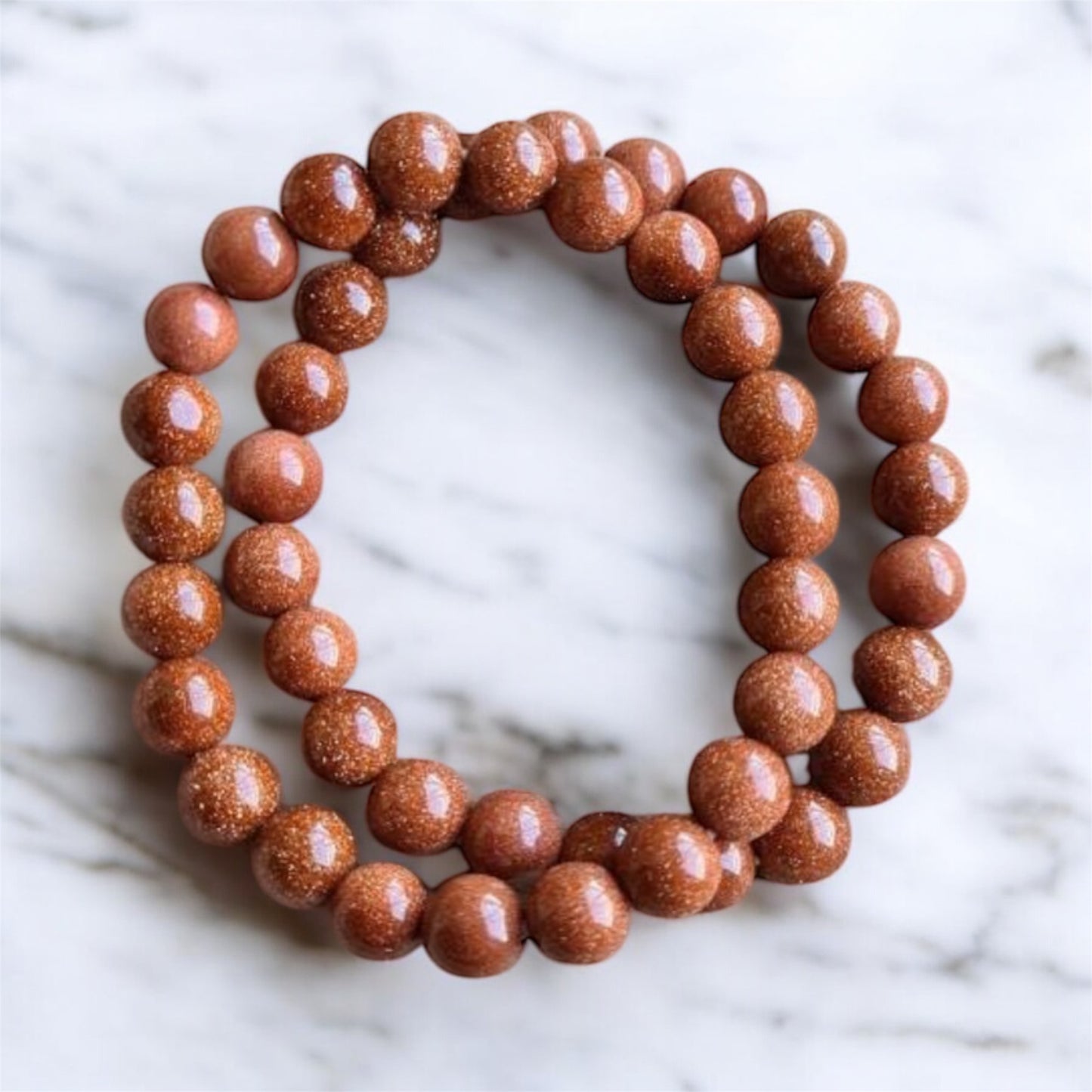 Brown wooden beads