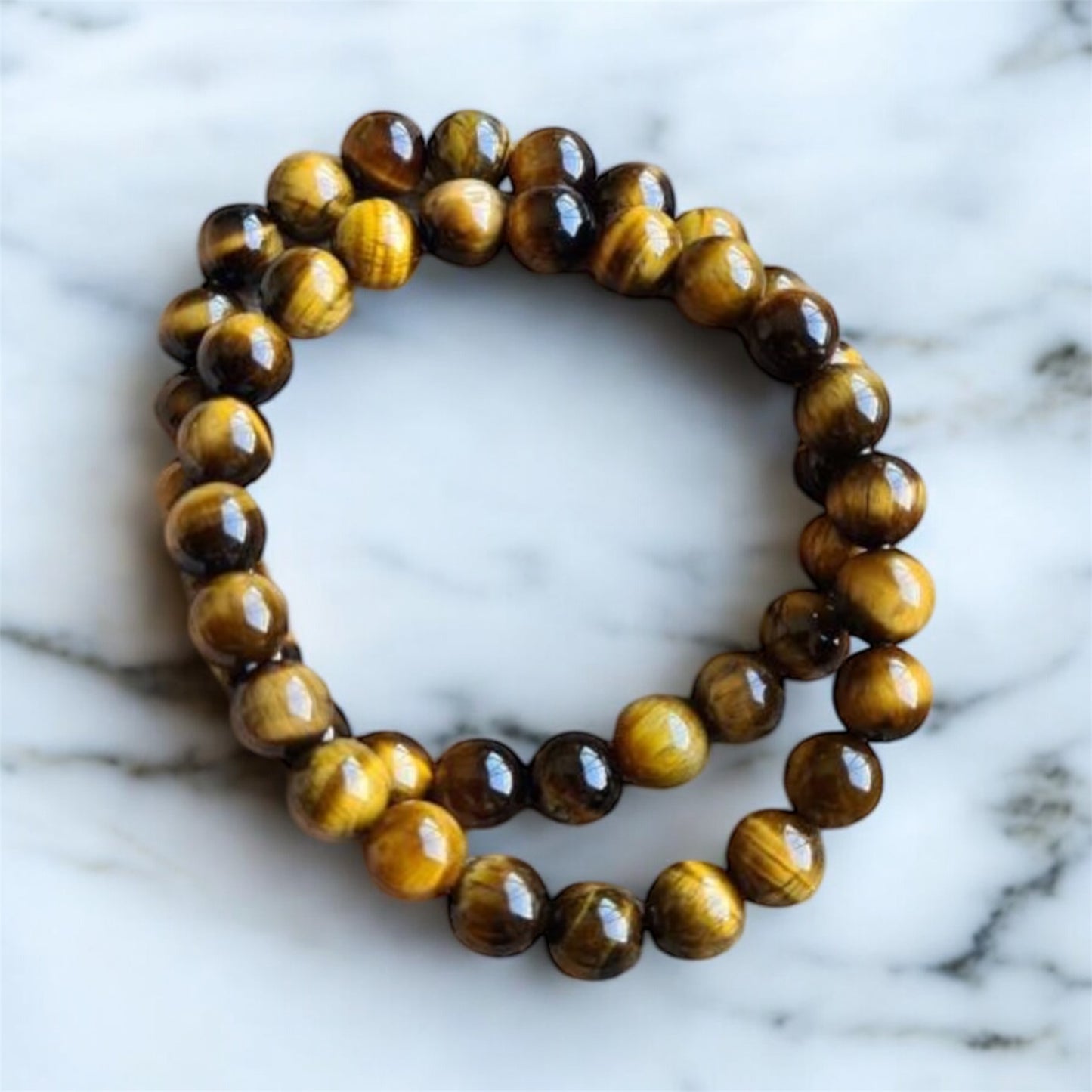 Tiger eye color bead bracelet